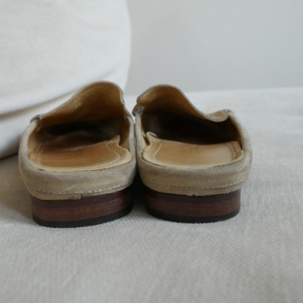 L’ARTE DEL SANDALO CAPRESE Loafer suede mule slide made in Italy 38 or 7.5 - Picture 11 of 15